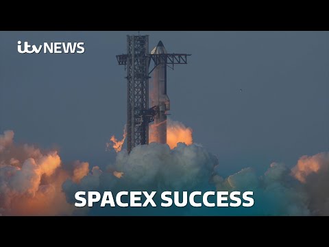 SpaceX completes successful Starship test flight after months of failure | ITV News