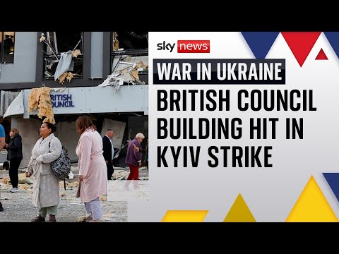 British Council building damaged in Russian attack on Kyiv