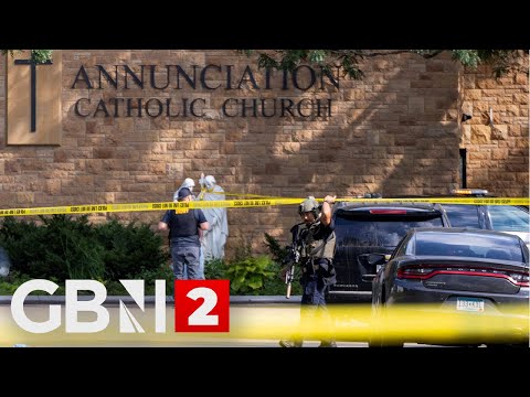 WATCH: View of scene at Minneapolis Catholic School after fatal shooting