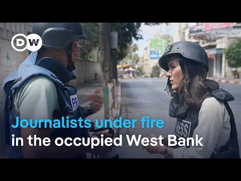 Journalists in the West Bank are risking their lives to report | DW News
