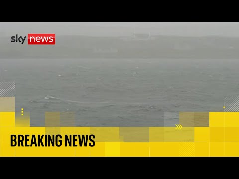 Storm Floris live: ‘Do not travel’ and ‘danger to life’ warnings as storm hits UK