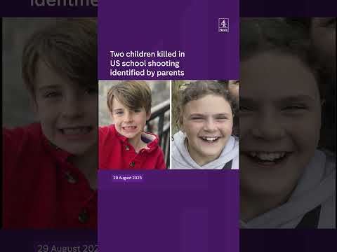 Two children killed in US school shooting identified by parents