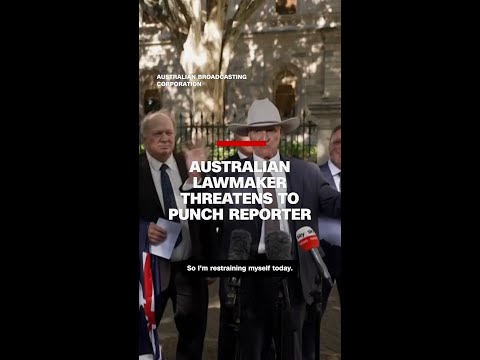 Watch: Australian lawmaker threatens to punch journalist