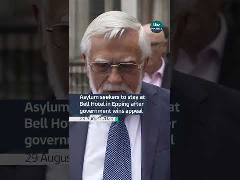 Asylum seekers to stay at Bell Hotel in Epping after government wins appeal #itvnews