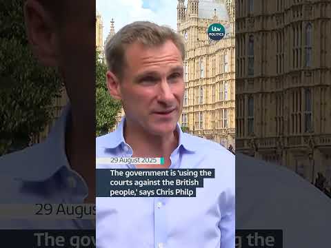 Chris Philp says the government is ‘using the courts against the British people’ | ITV News