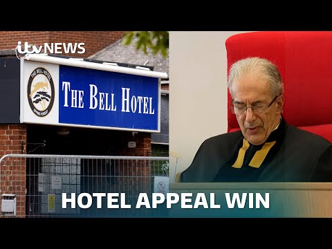 Asylum seekers to stay at Bell Hotel in Epping after government wins appeal | ITV News