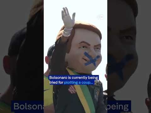 pro-Bolsonaro fans of Trump tariffs rally in Brazil | DW News