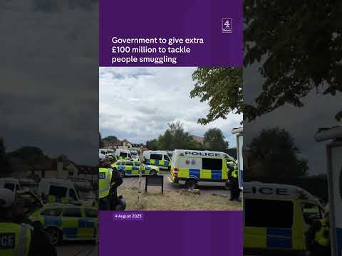Government to give extra £100 million to tackle people smuggling