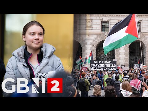 WATCH: Humanitarian flotilla including Greta Thunberg departs for Gaza from Spain
