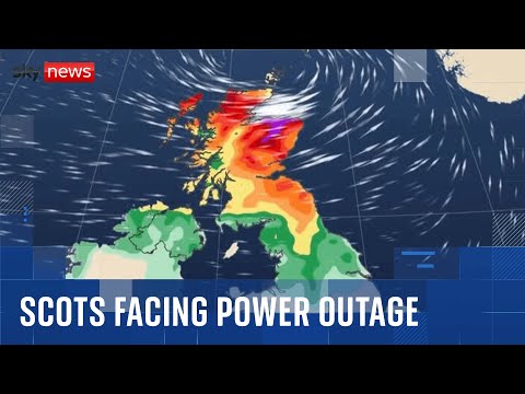 Storm Floris latest: Winds up to 122mph hit UK – as 32,000 homes without power