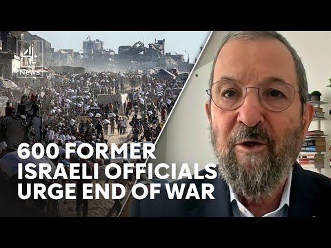 Former Israeli PM Ehud Barak calls for end to ‘war of destruction’ in Gaza
