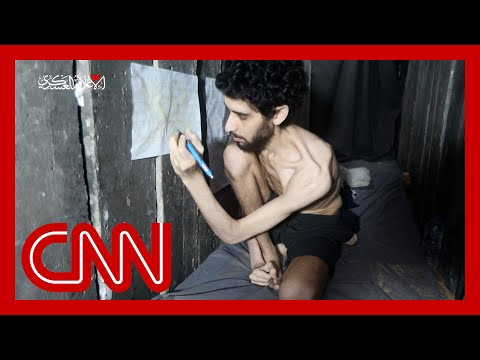 ‘A human skeleton, buried alive’: Brother of emaciated Israeli hostage speaks to CNN
