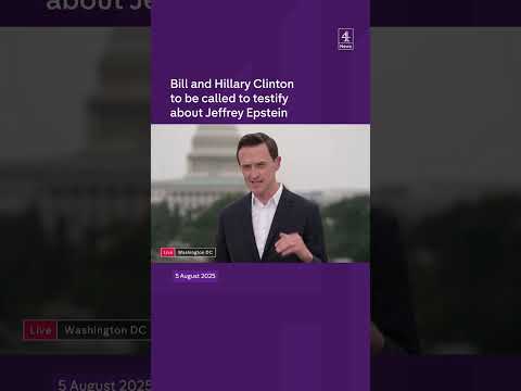 Clintons to testify on Epstein