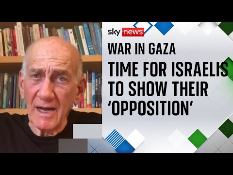 Former Israeli PM tells Sky News now is the ‘time for civil disobedience’