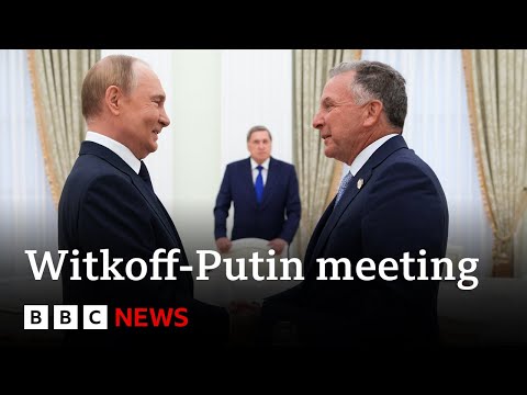 Vladimir Putin meets Trump’s US envoy Steve Witkoff at Kremlin | BBC News