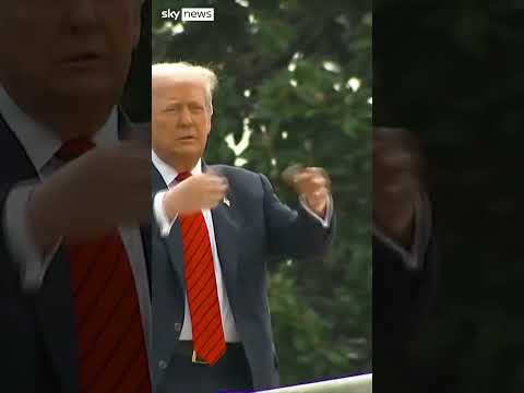 Press to Trump: ‘Why are you on the roof?’