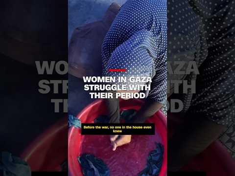 Women in Gaza struggle with their period