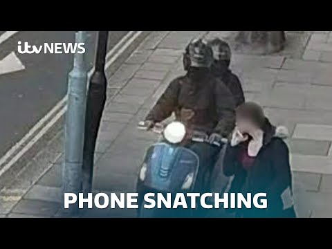 Phone thefts on the rise as new risk warnings issued | ITV News