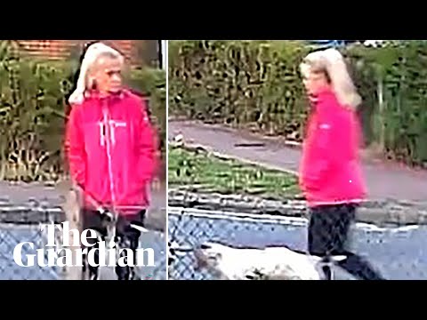 CCTV footage shows dog walker and murderer in same area before attack