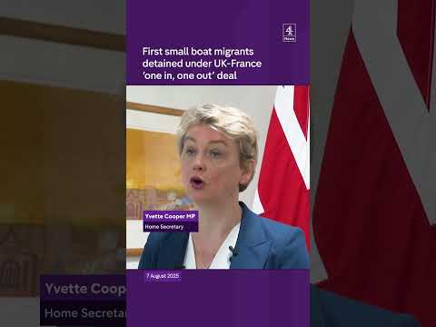 First migrants detained under UK-France deal