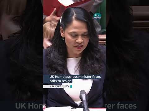 UK Homelessness minister faces calls to resign | ITV News