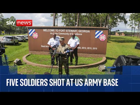 US Officials update after five soldiers shot by sergeant at major US army base