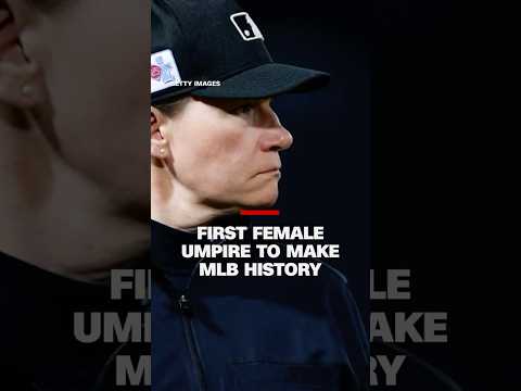 First female umpire to make MLB history