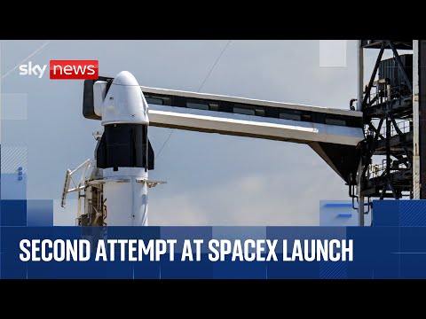 SpaceX to launch four astronauts to ISS after first attempt scrubbed due to weather