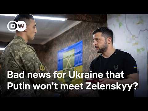 Putin: ‘Conditions are not right’ for him to meet with Zelenskyy | DW News