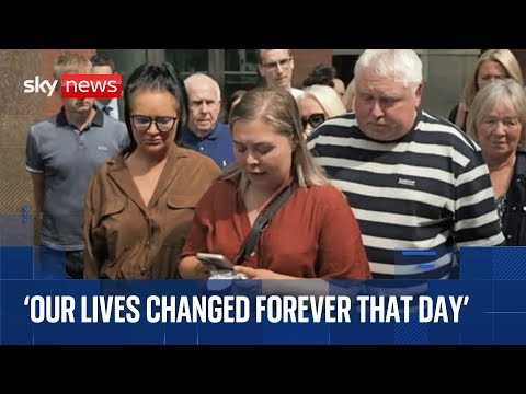 Harvey Willgoose’s sister speaks outside court after schoolboy found guilty of teen’s murder