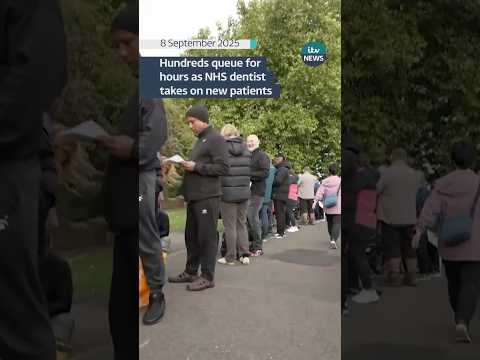 Hundreds queue for hours as NHS dentist takes on new patients