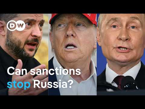 US President says he will increase sanctions on Russia after biggest-ever air strikes | DW News