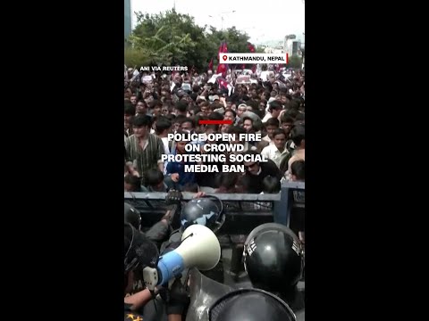 Police open fire on crowd protesting social media ban