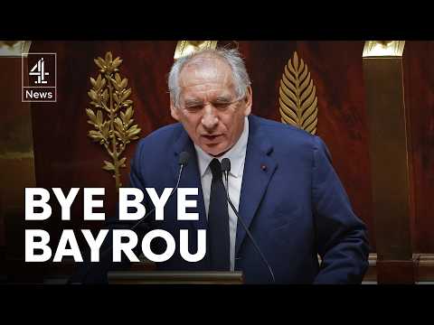 France PM Bayrou loses no confidence vote leading to crisis again