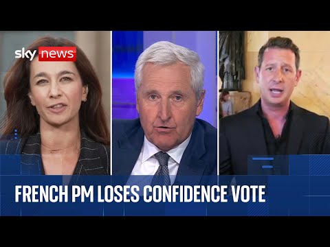 French PM Francois Bayrou ousted by parliament | Sky News analysis live from Paris