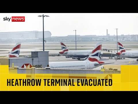 Heathrow Airport terminal evacuated due to hazardous material