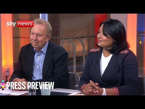 Sky News Press Preview | Steve Richards & Salma Shah | Monday 8 September 2025