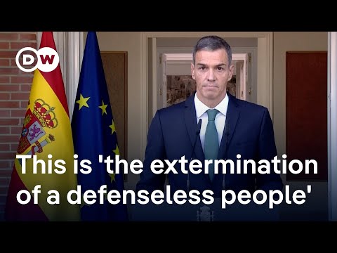 Spain’s PM Sanchez announces sanctions to pressure Israel to end war in Gaza | DW News