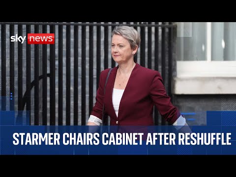 Keir Starmer chairs cabinet for first time since reshuffle | Downing Street live