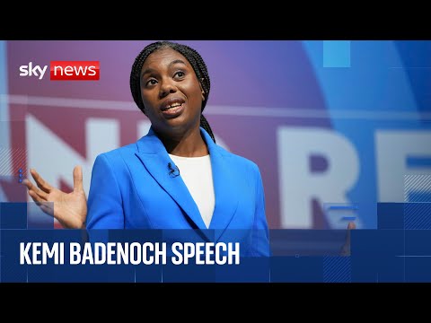 Kemi Badenoch gives speech offering to work with Starmer to help cut welfare
