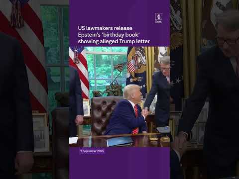 US lawmakers release Epstein’s ‘birthday book’ showing alleged Trump letter