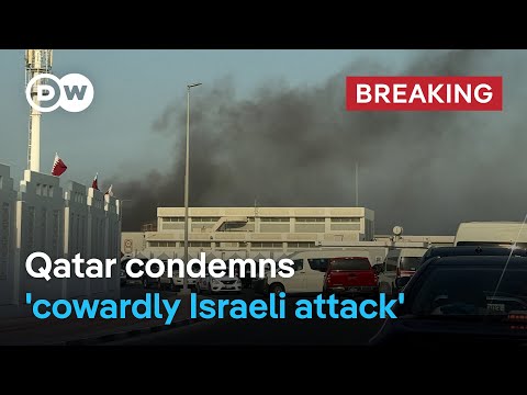 Israel claims attack on Hamas officials as blasts heard in Doha | DW News