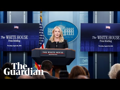 Donald Trump’s press secretary gives briefing – watch live