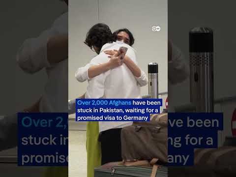 At-risk Afghans arrive in Germany | DW News