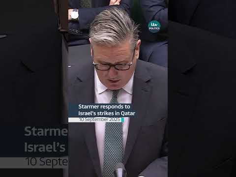 Starmer has told MPs he condemns the strikes that Israel carried out in Doha #itvnews #politics
