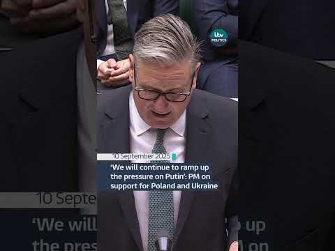 Donald Tusk has said Poland’s airspace was violated by a ‘huge number of Russian drones’ #itvnews