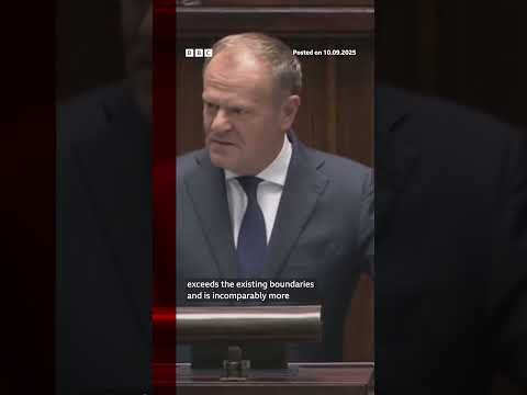 Poland closest to open conflict since World War Two, warns PM. #Poland #Russia #BBCNews