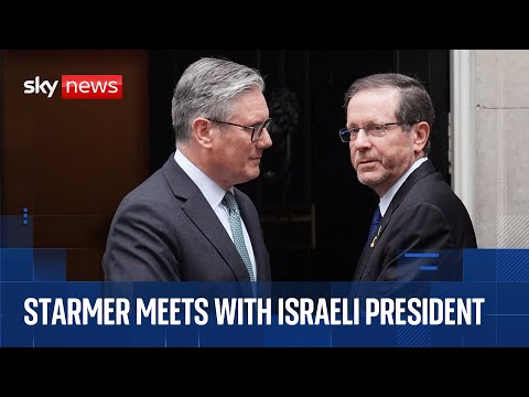 Keir Starmer meets Israeli President Issac Herzog at Downing Street