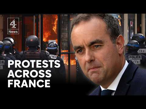 France protests: hundreds arrested as new PM takes office