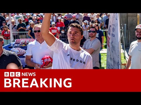 US right-wing influencer Charlie Kirk shot dead on Utah campus – gunman at large | BBC News